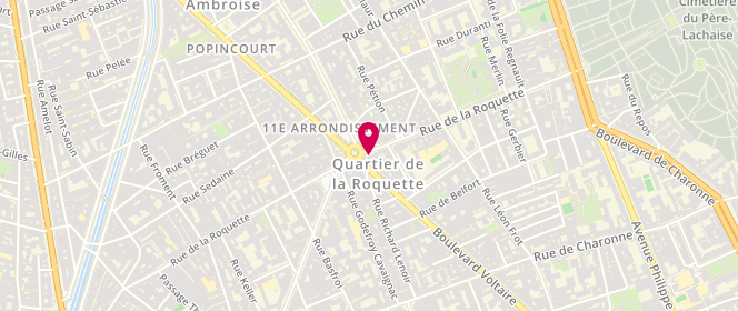Plan de Boucherie Roquette, 136 Rue de la Roquette, 75011 Paris
