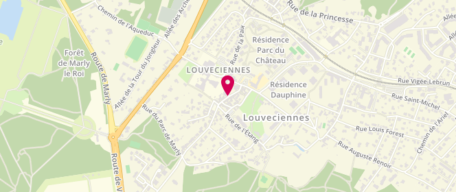 Plan de Fja Saveurs, 15 Rue Prof Tuffier, 78430 Louveciennes