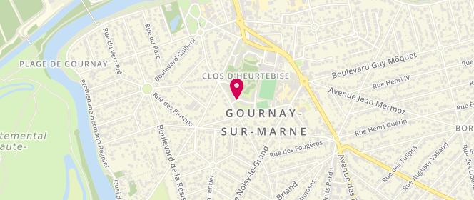 Plan de Boucherie Rousseau, 15 Avenue du Marechal Joffre, 93460 Gournay-sur-Marne
