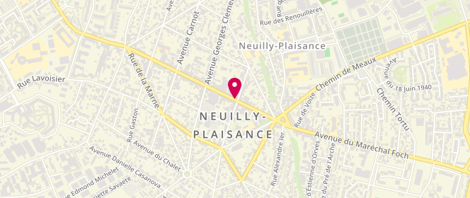 Plan de Aux Artisans du Goût, 51 avenue du Maréchal Foch, 93360 Neuilly-Plaisance