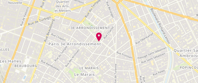 Plan de The Butcher Of Paris, 39 Rue de Bretagne, 75003 Paris