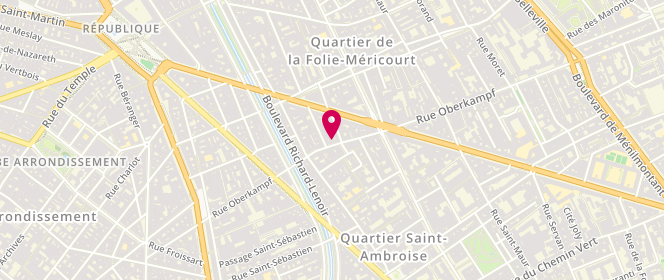 Plan de Affûté, 59 Rue Oberkampf, 75011 Paris