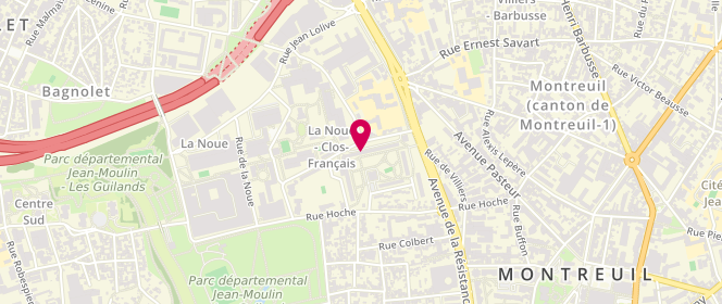 Plan de Boucherie Ifnaoui, 33 Rue des Clos Français, 93100 Montreuil