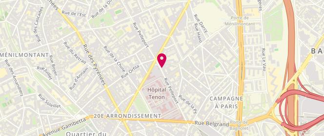 Plan de Palmeraie de Figuig, 90 Rue Pelleport, 75020 Paris