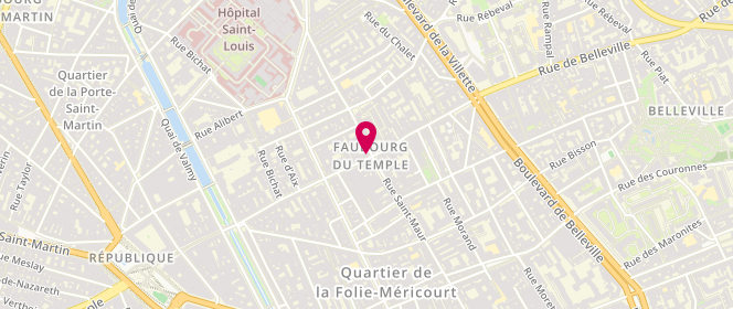 Plan de Boucherie Djudjura, 91 Rue du Faubourg du Temple, 75010 Paris