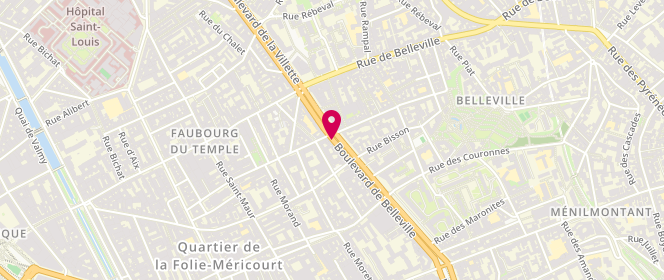 Plan de Boucherie 2 M, 69 Boulevard Belleville, 75011 Paris