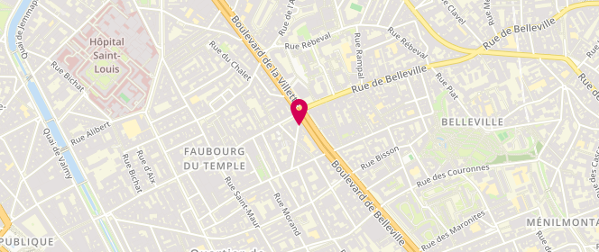 Plan de Boucherie Chez JOJO, 20 Rue Louis Bonnet, 75011 Paris