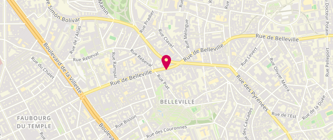 Plan de Ifri viande, 78 Rue de Belleville, 75020 Paris