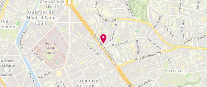 Plan de Sodivillette, 48 Boulevard de la Villette, 75019 Paris