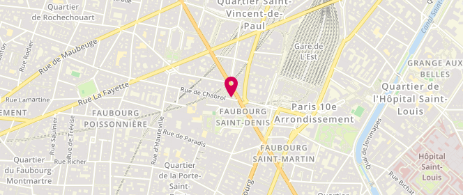 Plan de Maison Larrazet, 85 Bis Boulevard de Magenta, 75010 Paris