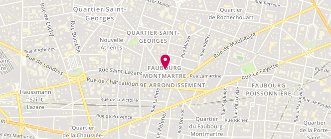 Plan de CHAPIER François, 4 rue des Martyrs, 75009 Paris