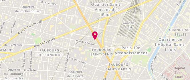 Plan de Marche de Saint-Quentin, 85 Bis Boulevard de Magenta, 75010 Paris