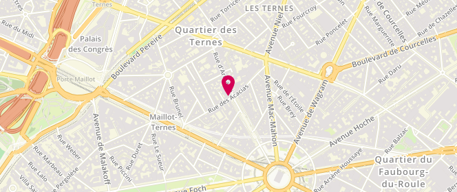Plan de Boucherie de l'Etoile XVII, 27 Rue des Acacias, 75017 Paris