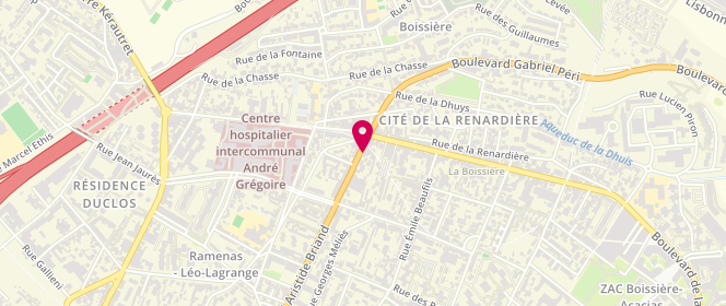 Plan de Super Viandes, 256 Boulevard Aristide Briand, 93100 Montreuil