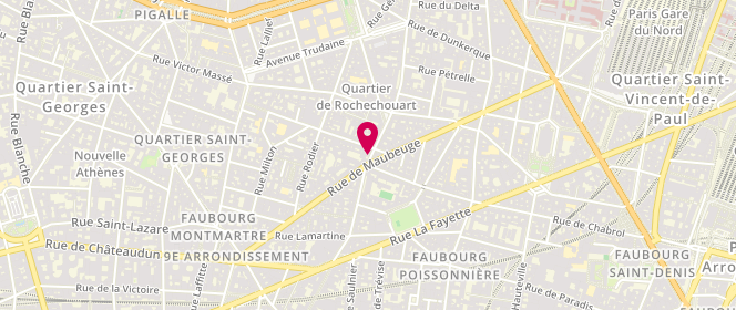 Plan de Rôtisserie Dufrénoy, 39 Rue Marguerite de Rochechouart, 75009 Paris