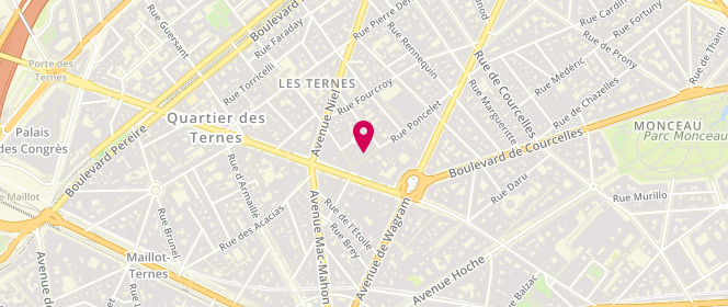 Plan de Boucherie Cosse Thomas et Valery, 9 Rue Poncelet, 75017 Paris
