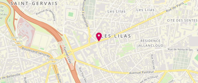 Plan de Boucherie des Lilas, 64 Rue de Paris, 93260 Les Lilas