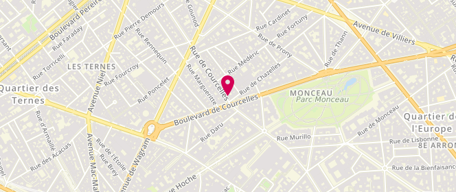 Plan de Boucherie du Parc Monceau, 96 Rue de Courcelles, 75017 Paris