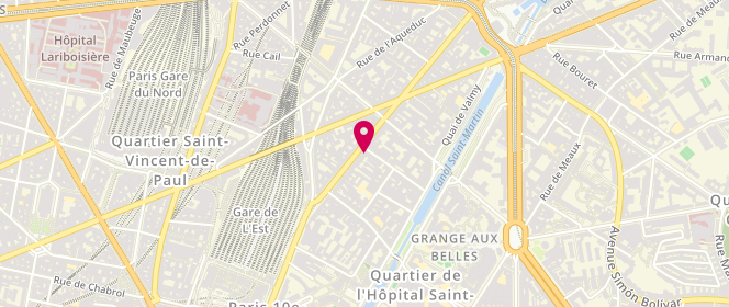 Plan de Boucherie Saint-Martin, 222 Rue du Faubourg Saint-Martin, 75010 Paris
