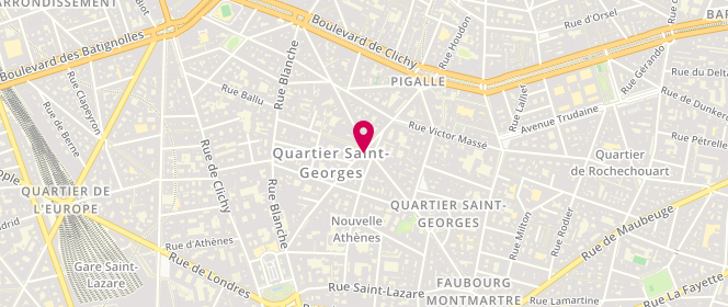 Plan de Boucherie Pigalle Les 3 Coqs, 48 Rue Jean Baptiste Pigalle, 75009 Paris