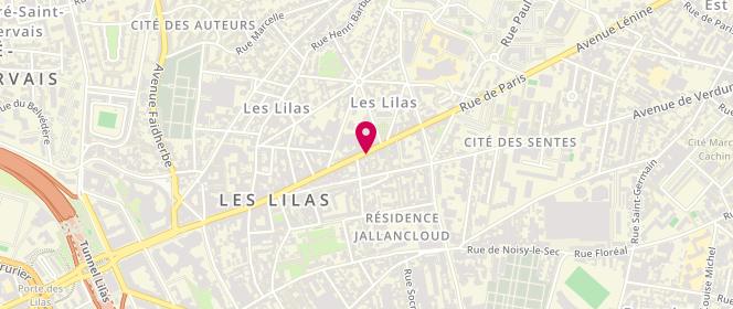 Plan de Boucherie Halal H2, 154 Rue de Paris, 93260 Les Lilas