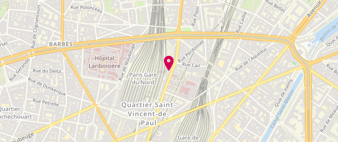 Plan de Asi Boucherie, 195 Rue du Faubourg Saint-Denis, 75010 Paris