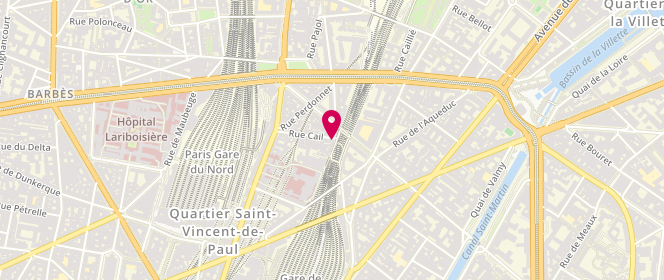 Plan de Étoile boucherie Lanka, 1 Rue Cail, 75010 Paris