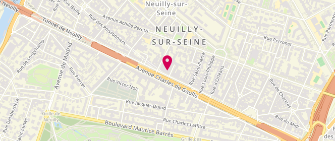 Plan de D'Andréa Alvio, 108 avenue Charles de Gaulle, 92200 Neuilly-sur-Seine