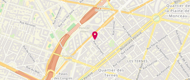 Plan de André Krief, 42 Rue Guersant, 75017 Paris