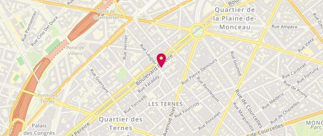 Plan de Prosper Maillot, 48 Rue Laugier, 75017 Paris