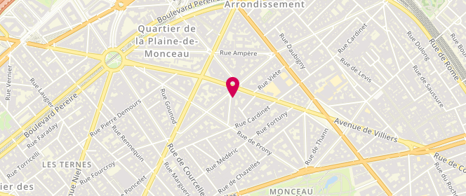Plan de Boucherie Meissonier, 8 Rue Meissonier, 75017 Paris