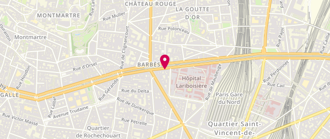 Plan de Boucherie Hamdane Tej, 47 Boulevard de la Chapelle, 75010 Paris