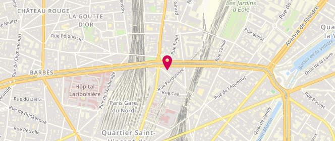 Plan de Boucherie Jaffna, 70 Rue Louis Blanc, 75010 Paris