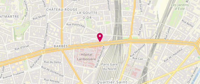 Plan de Boucherie du Grand Marché, 60 Boulevard Chapelle, 75018 Paris