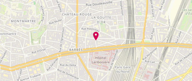 Plan de Boucherie AVS la Goutte d'Or, 10 Rue Caplat, 75018 Paris