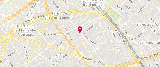 Plan de Grande Boucherie de la Plaine Monce, 55 Rue de Tocqueville, 75017 Paris