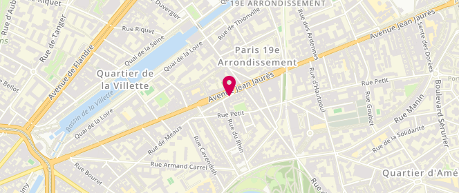 Plan de Boucherie de Meaux, 110 Rue de Meaux, 75019 Paris