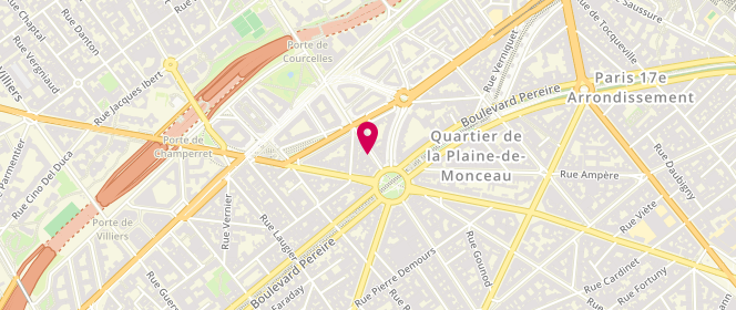 Plan de André Krief Courcelles, 177 Rue de Courcelles, 75017 Paris