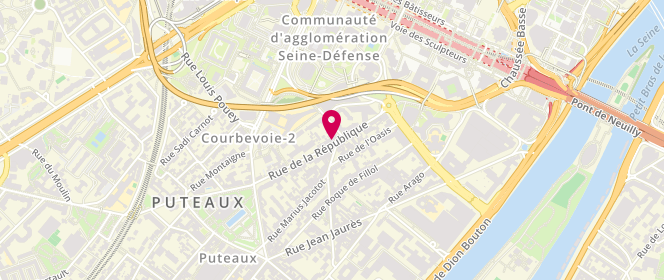 Plan de Boucherie République, 68 Rue de la République, 92800 Puteaux