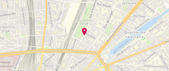 Plan de La Boucherie, 36 Rue d'Aubervilliers, 75019 Paris