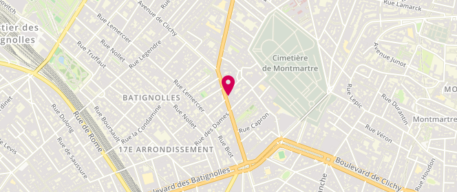 Plan de Abizar, 48 avenue de Clichy, 75018 Paris