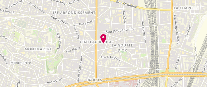 Plan de Atlas, 3 Rue Dejean, 75018 Paris