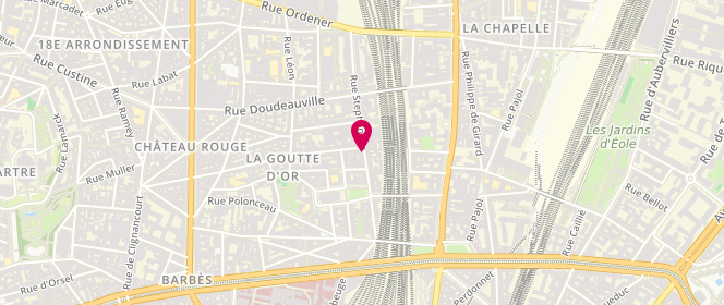 Plan de SANCHEZ Marc, 29 Rue Stéphenson, 75018 Paris