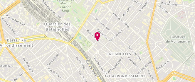 Plan de Côte2Boeuf, 8 Rue des Moines, 75017 Paris