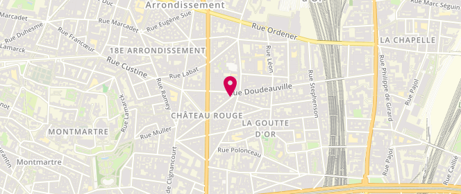 Plan de Boucherie Biladi, 37 Rue Poulet, 75018 Paris