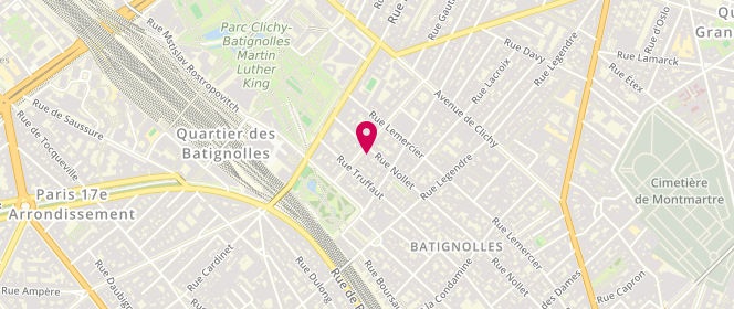 Plan de Boucherie du Square des Batignolles, 97 Rue Nollet, 75017 Paris
