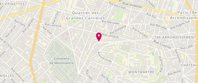 Plan de Bos Family Butchers, 61 Rue Caulaincourt, 75018 Paris
