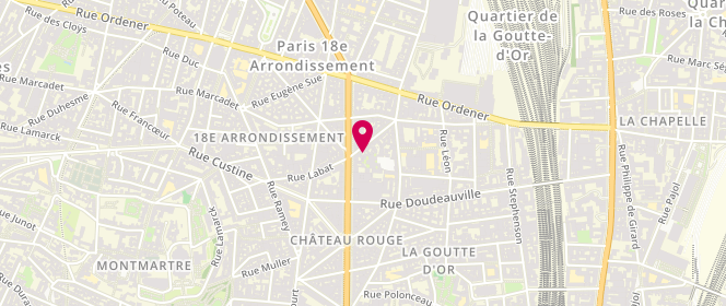 Plan de New Boucherie Lanka, 21 Rue Labat, 75018 Paris