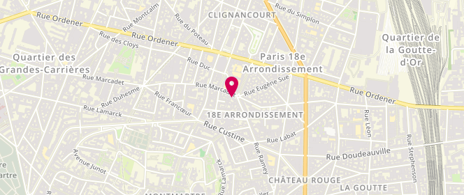Plan de Viande à Part, 63 Bis Rue Ramey, 75018 Paris