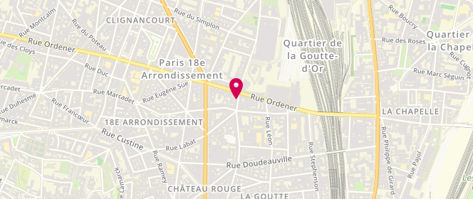Plan de Boucherie Caïdi Halal, 65 Rue des Poissonniers, 75018 Paris